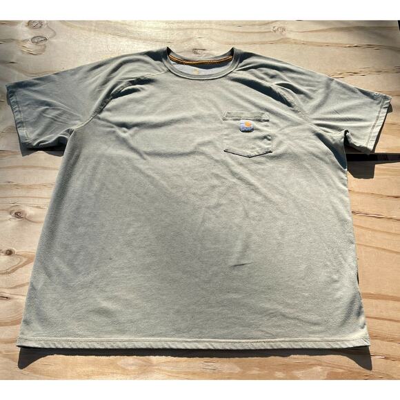 Carhartt Other - Carhartt Force Relaxed Fit T-Shirt Crewneck Front Pocket Men's Size 2XL Brown